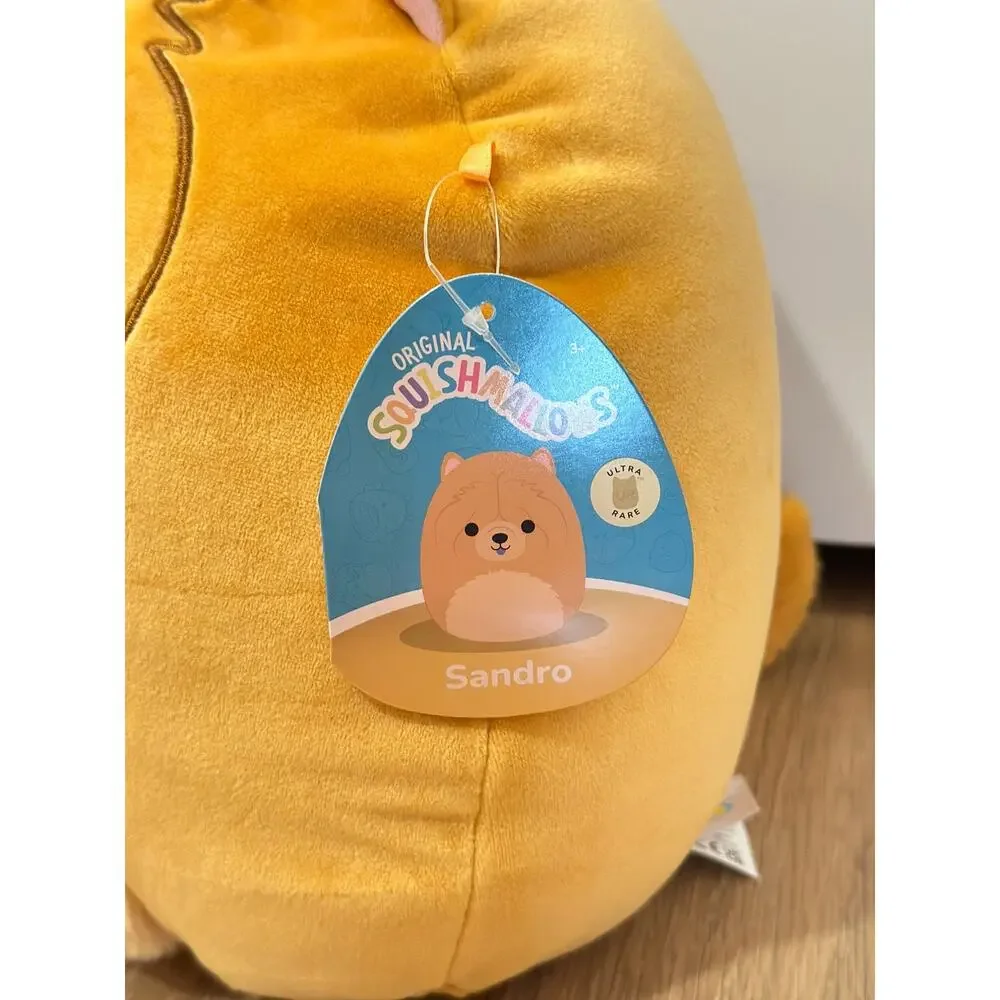Squishmallows Sandro The Pomeranian Dog Ultra Rare Plush 8